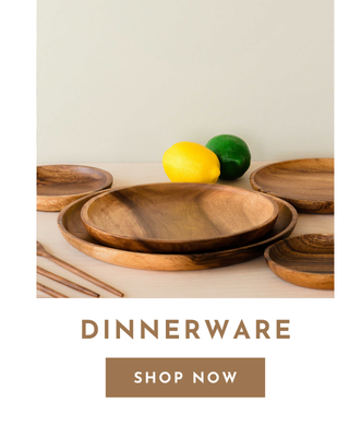 Dinnerware plates acacia trays